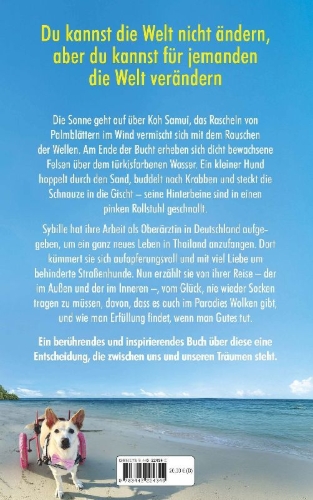 Buchcover und Innenansicht für das Buch: Pfoten im Sand