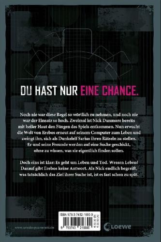 Buchcover und Innenansicht für das Buch: Erebos 3