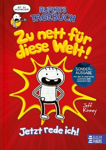 Buchcover und Innenansicht für das Buch: Diary of an Awesome Friendly Kid