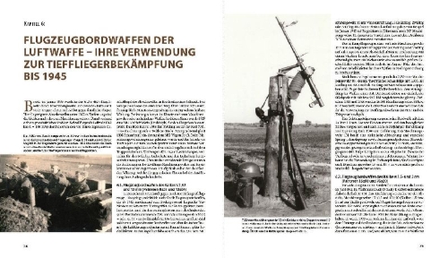 Buchcover und Innenansicht für das Buch: Deutsche Flugabwehr 1870-1945