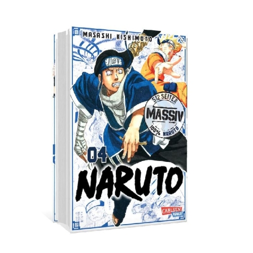 Buchcover und Innenansicht für das Buch: NARUTO Massiv 4