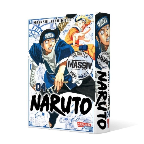 Buchcover und Innenansicht für das Buch: NARUTO Massiv 4
