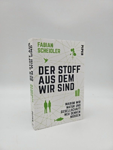 Buchcover und Innenansicht für das Buch: Der Stoff, aus dem wir sind