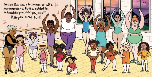 Buchcover und Innenansicht für das Buch: Bodies are cool