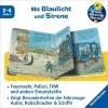 Buchcover und Innenansicht für das Buch: Wieso? Weshalb? Warum? junior, Band 23: Die Rettungsfahrzeuge