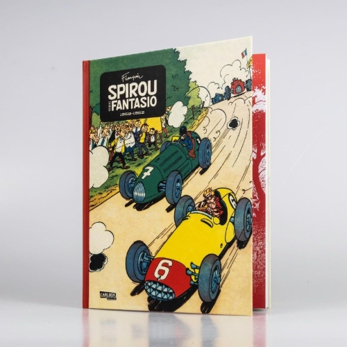 Buchcover und Innenansicht für das Buch: Spirou und Fantasio Gesamtausgabe Neuedition 2