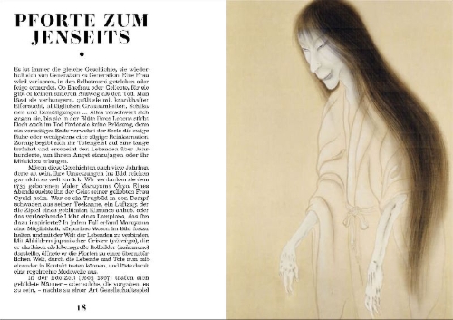 Buchcover und Innenansicht für das Buch: Fantomes Yokai
