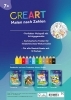 Buchcover und Innenansicht für das Buch: CreArt Malen nach Zahlen ab 7: Pferdeträume