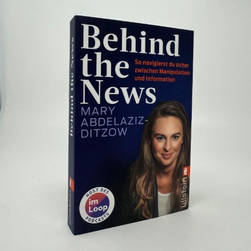 Buchcover und Innenansicht für das Buch: Behind the News
