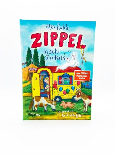 Buchcover und Innenansicht für das Buch: Zippel macht Zirkus