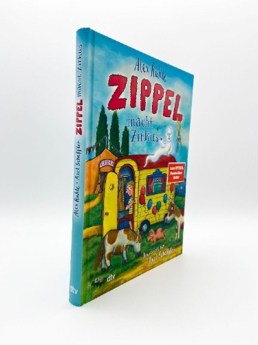 Buchcover und Innenansicht für das Buch: Zippel macht Zirkus