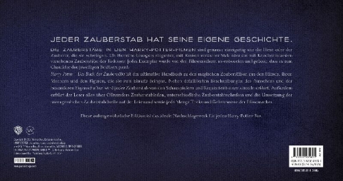 Buchcover und Innenansicht für das Buch: Harry Potter: The Wand Collection