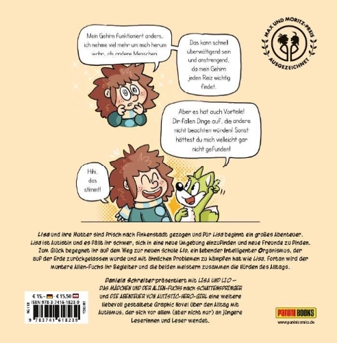 Buchcover und Innenansicht für das Buch: Lisa und Lio