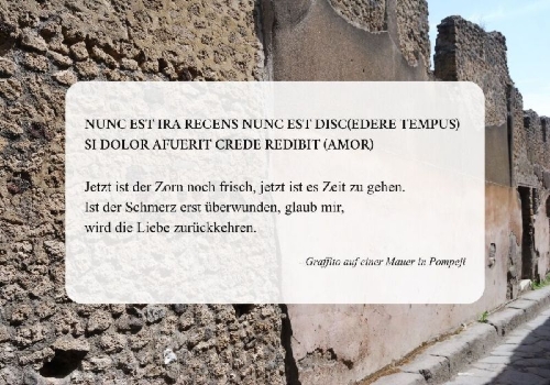 Buchcover und Innenansicht für das Buch: I tre giorni di Pompei