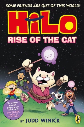 Buchcover und Innenansicht für das Buch: Hilo: Rise of the Cat