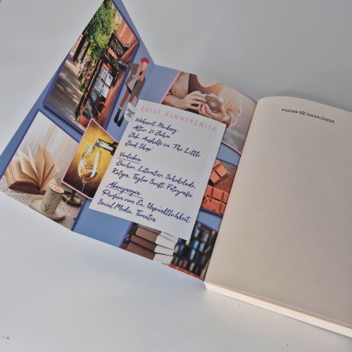 Buchcover und Innenansicht für das Buch: 30 Days, 10 Dates & 1 Drama