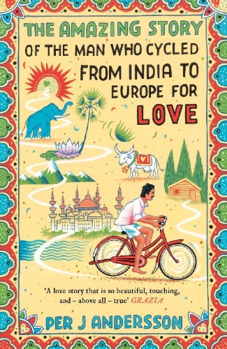 Buchcover und Innenansicht für das Buch: Vom Inder, der mit dem Fahrrad bis nach Schweden fuhr...