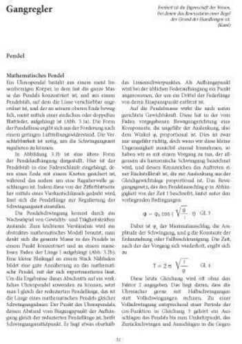 Buchcover und Innenansicht für das Buch: Die Uhr und ihre Funktionen