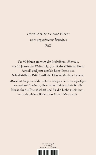 Buchcover und Innenansicht für das Buch: Bread of Angels