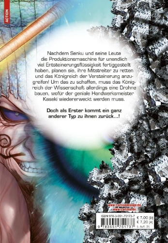 Buchcover und Innenansicht für das Buch: Dr. Stone