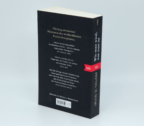 Buchcover und Innenansicht für das Buch: Becoming Myself. A Psychiatrist's Memoir.