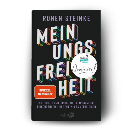 Buchcover und Innenansicht für das Buch: Meinungsfreiheit