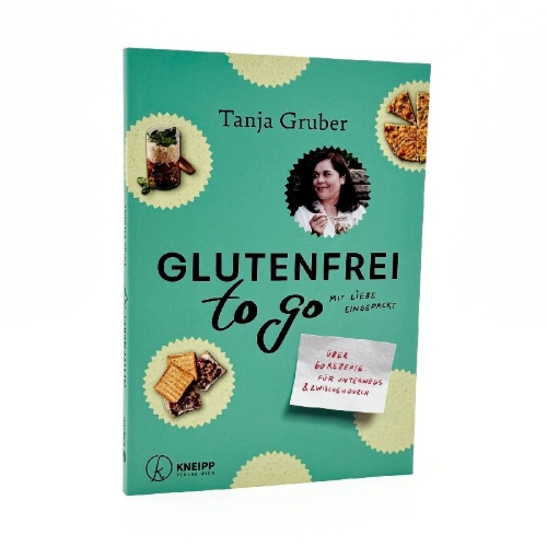 Buchcover und Innenansicht für das Buch: Glutenfrei to go