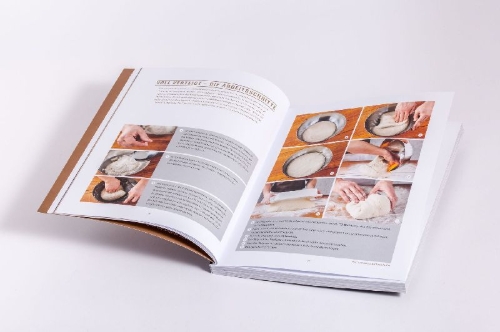 Buchcover und Innenansicht für das Buch: Brot backen in Perfektion mit Hefe