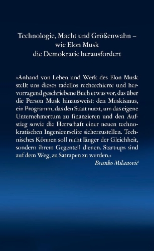 Buchcover und Innenansicht für das Buch: Muskism. The Meaning and Making of a Technoking