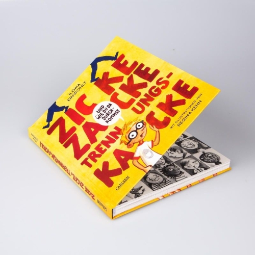 Buchcover und Innenansicht für das Buch: Zicke zacke Trennungskacke - und wie du da durchkommst