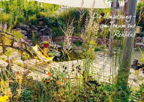 Buchcover und Innenansicht für das Buch: Mein Garten wird ein Naturgarten
