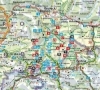 Buchcover und Innenansicht für das Buch: ROTHER Wanderführer Dolomiten - Gadertal: 55 Touren im Val Badia und in den Naturparks Puez-Geisler und Fanes-Sennes-Prags.