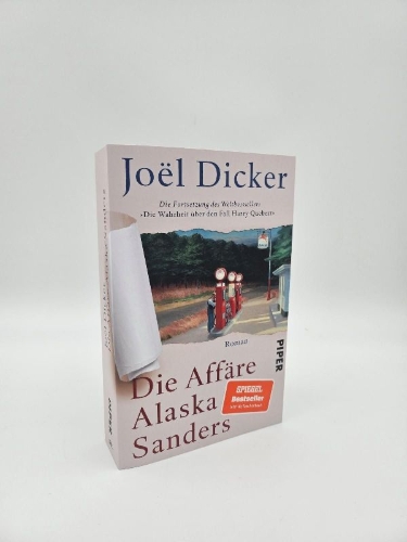 Buchcover und Innenansicht für das Buch: L´affaire Alaska Sanders