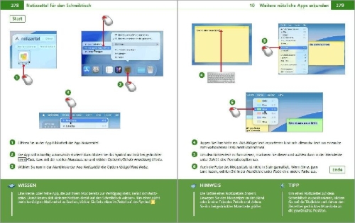 Buchcover und Innenansicht für das Buch: macOS Tahoe Bild für Bild - die Anleitung in Bildern - ideal für Einsteiger, Umsteiger und Fortgeschrittene