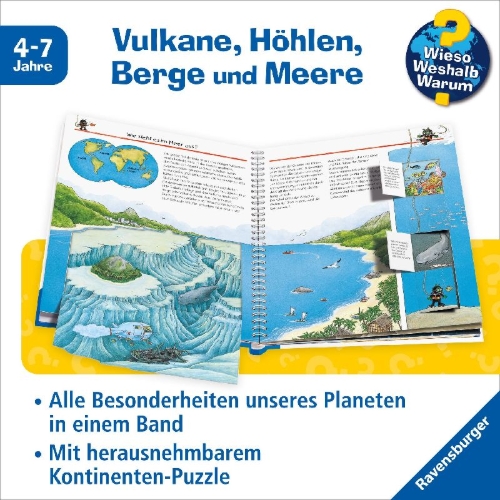 Buchcover und Innenansicht für das Buch: Wieso? Weshalb? Warum?, Band 36: Unsere Erde