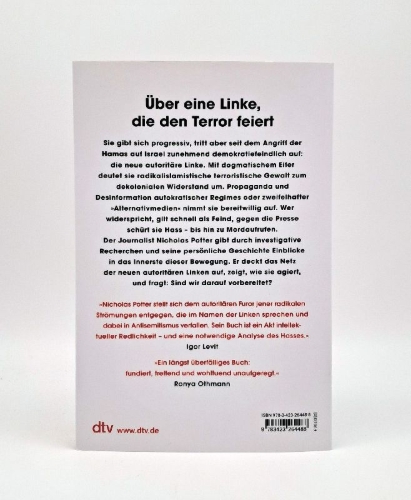 Buchcover und Innenansicht für das Buch: Die neue autoritäre Linke