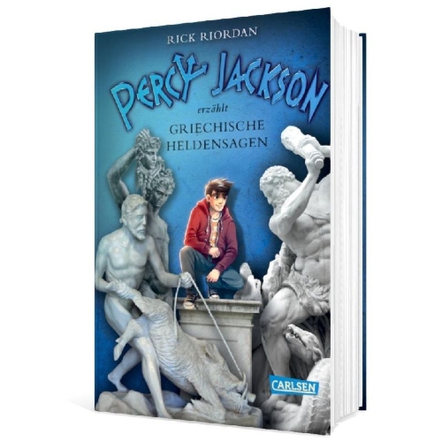 Buchcover und Innenansicht für das Buch: Percy Jackson's Greek Heroes