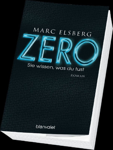 Buchcover und Innenansicht für das Buch: ZERO - Sie wissen, was du tust