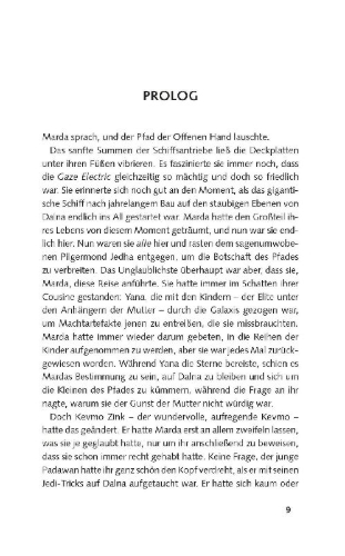 Buchcover und Innenansicht für das Buch: Star Wars: The High Republic - Path of Vengeance
