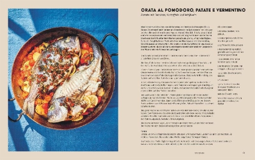 Buchcover und Innenansicht für das Buch: Sardinien