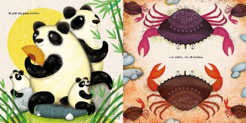 Buchcover und Innenansicht für das Buch: In famiglia