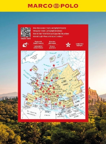 Buchcover und Innenansicht für das Buch: MARCO POLO Reiseatlas Europa 1:2 Mio.