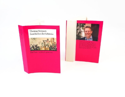 Buchcover und Innenansicht für das Buch: Geschichte der Schweiz