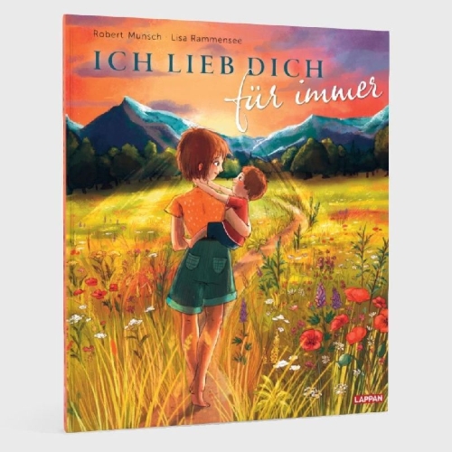 Buchcover und Innenansicht für das Buch: Ich lieb' dich für immer