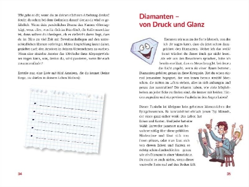 Buchcover und Innenansicht für das Buch: Unbox Your Life!