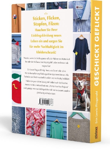 Buchcover und Innenansicht für das Buch: Modern Mending