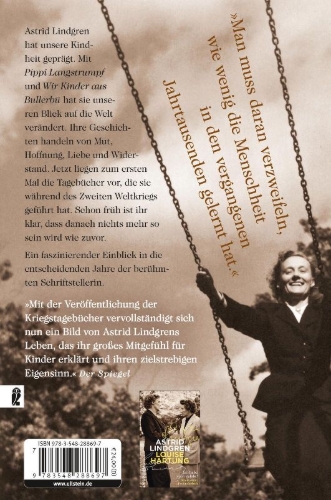 Buchcover und Innenansicht für das Buch: Krigsdagböcker 1939-1945