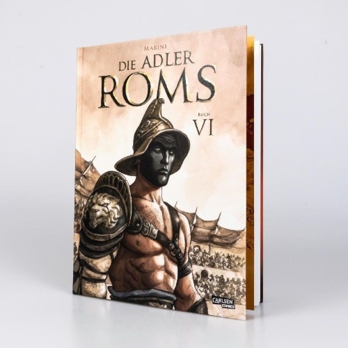 Buchcover und Innenansicht für das Buch: Les Aigles de Rome - Tome 6