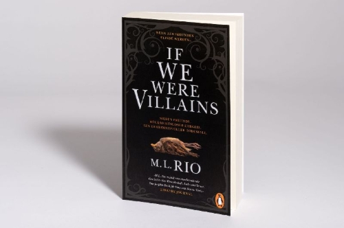Buchcover und Innenansicht für das Buch: If we were villains
