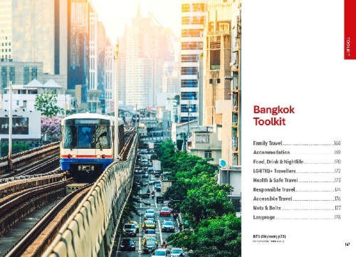 Buchcover und Innenansicht für das Buch: Lonely Planet Pocket Bangkok